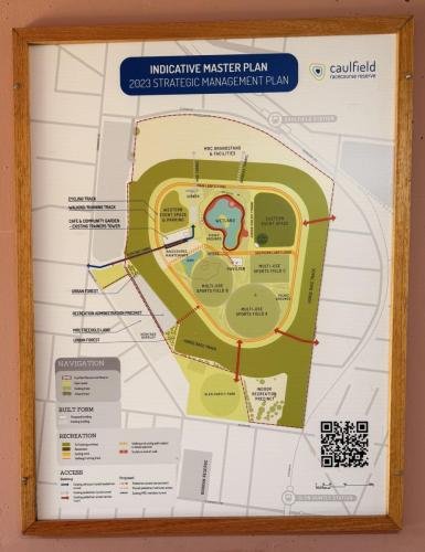 Caulfield Racecourse Reserve Map